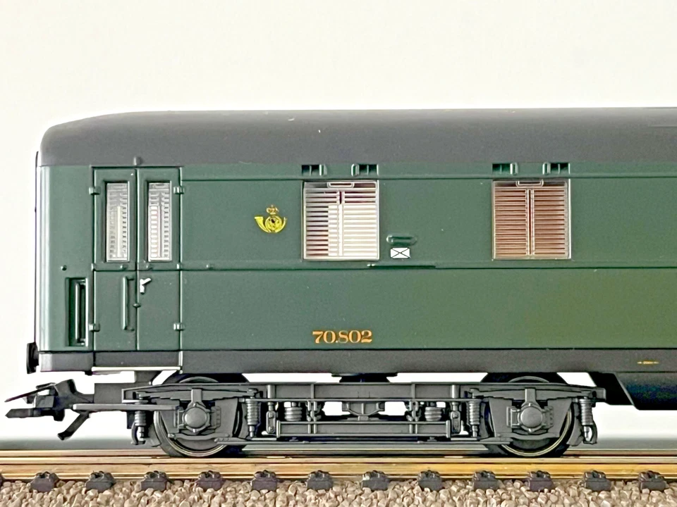 Märklin 43268 - SNCB - Autopostale Postale 4 ü - H0 - EP III - NUOVO (PB-5091) - Immagine 3 di 4