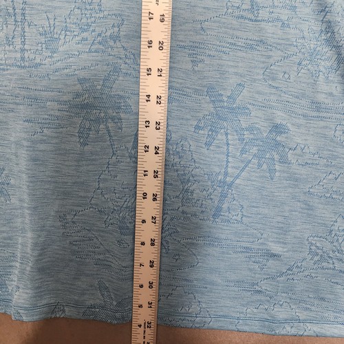Polo homme Tommy Bahama neuf XLT Palm Coast Isles en vacances Blue Island Zone neuf avec étiquette - Photo 5/10