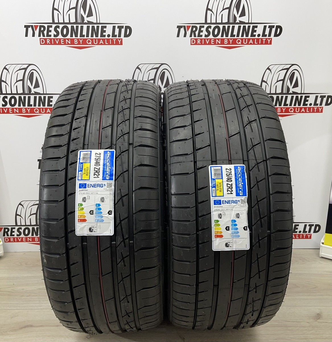 あ② 2 X 275 40 21 ACCELERA IOTA ST68 XL 107Y SUV￼ 275/40ZR21