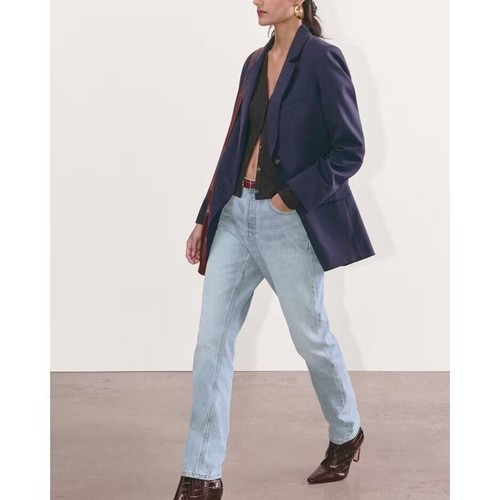 Everlane Curvy ’90s Cheeky Straight Jean Vintage Sunbleached Blue Women 26 NWT - Picture 12 of 12