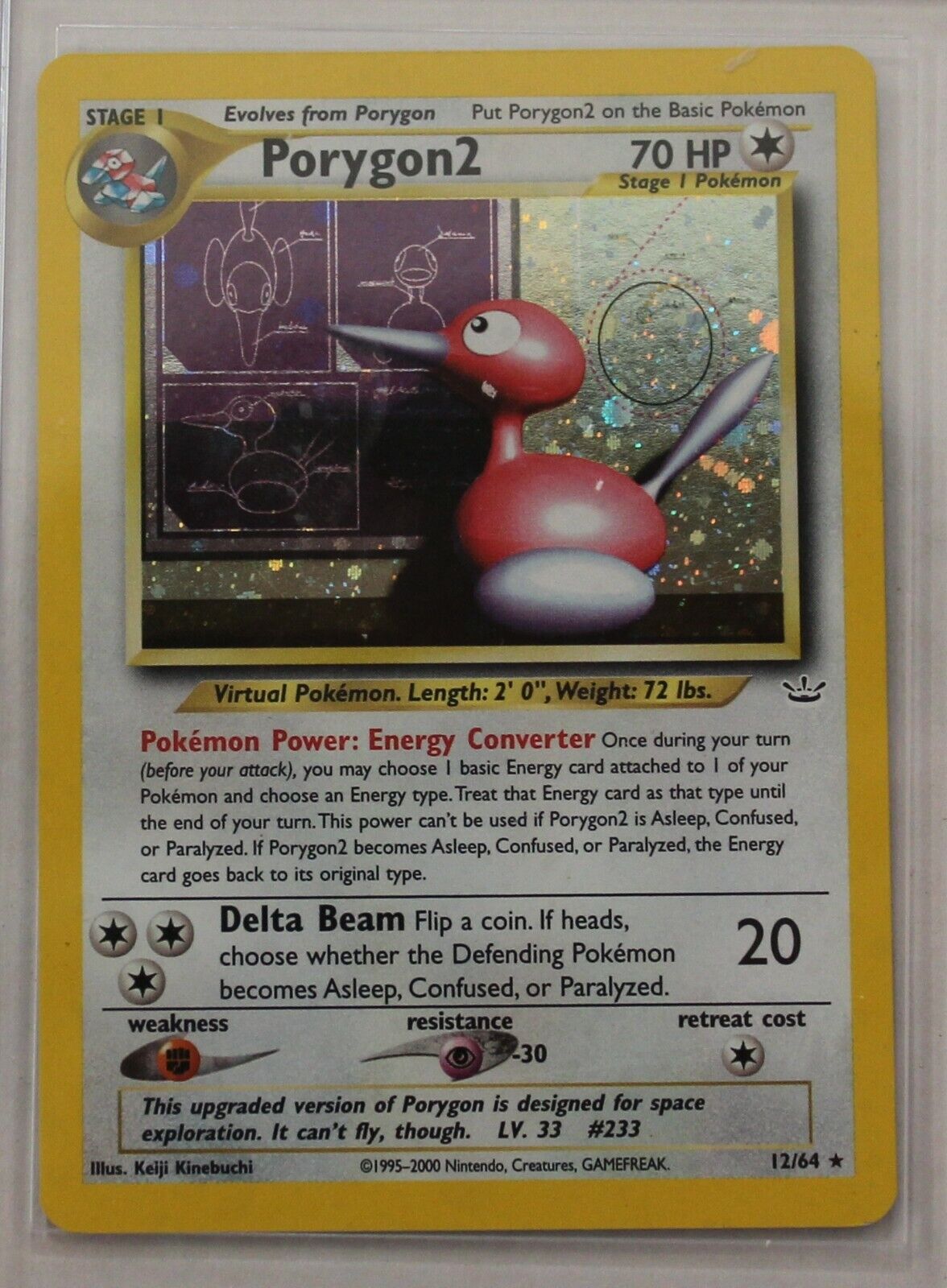 Pokemon Porygon2 Holo Card 12/64 #233 - Ungraded | eBay