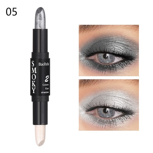 Eyeshadow Pen Double-head Eyeshadow Stick Shimmer Highlighter Pencil Pigment^ - Picture 22 of 29