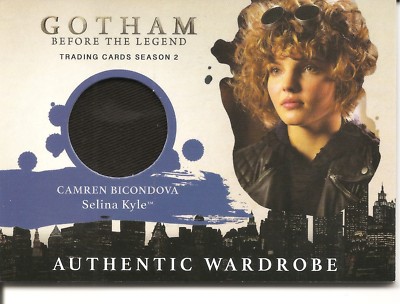 Gotham Season 2 Before the Legend Camren Bicondova Selina Kyle Costume Card #M07