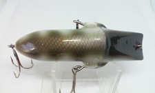 Vtg Longfellow Mercury Minnow Pike Scale 3 7/8" Diving Crankbait Fishing Lure