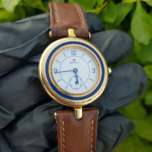Breil Vintage Watch Swiss Made Women's White Dial Quartz Rare ladies Wristwatch - Picture 3 of 6