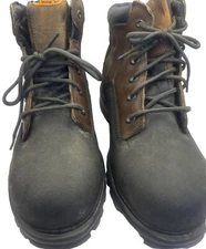 Timberland Pro Powerfit Black  Leather Steel Toe Safety Boots ASTM Sz 10M Men