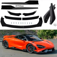 For 2018-2022 McLaren Front Rear Bumper Lip Spoiler Splitter Body Kit Side Skirt
