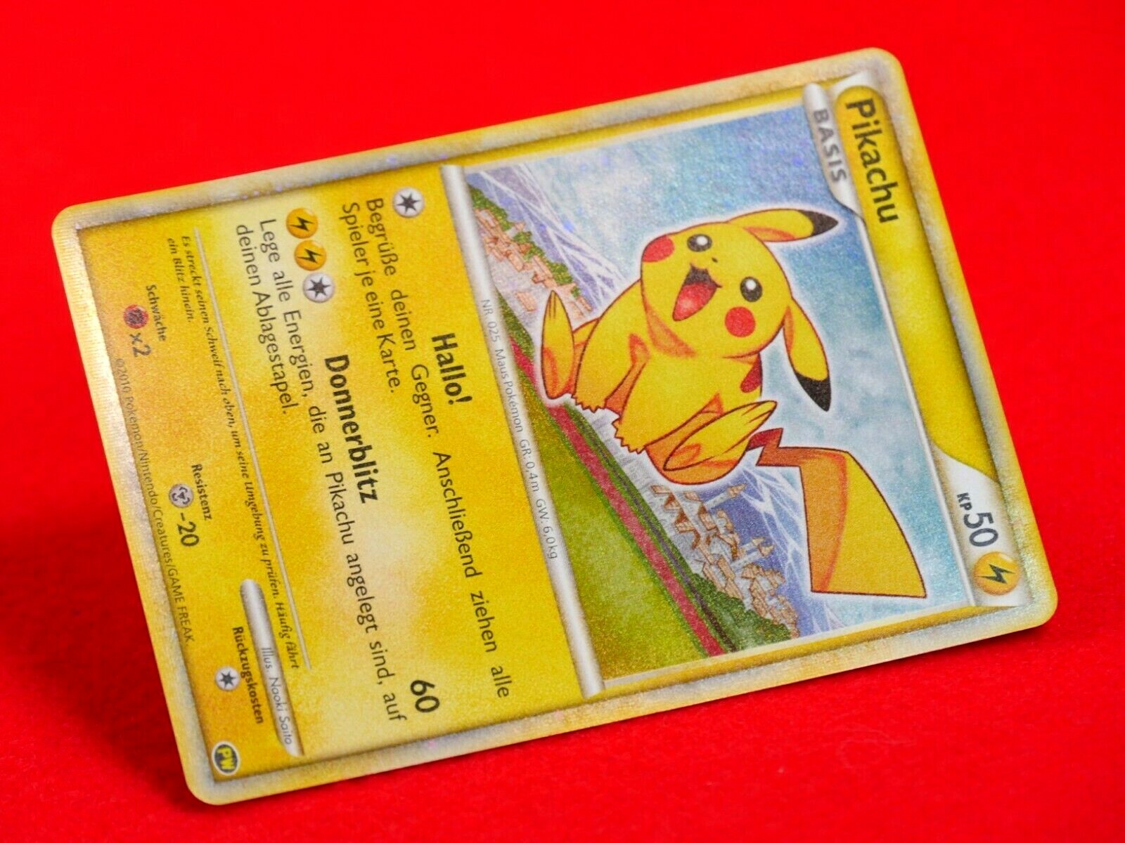 *{S- rank}* Pokemon Card Pikachu WORLD COLLECTION \