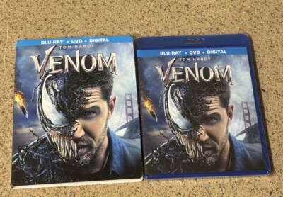 Marvel Venom Superhero Movie Tom Hardy on Blu-ray and DVD New