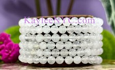 Wholesale 6 Pcs Natural Quartz 6mm 7.5 Crystal Healing Stretch Bracelet
