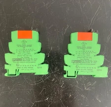 “LOT OF 2” Phoenix Contact - 2980461 - PLC-RSC-24DC/21-21ATEX - Relay Module
