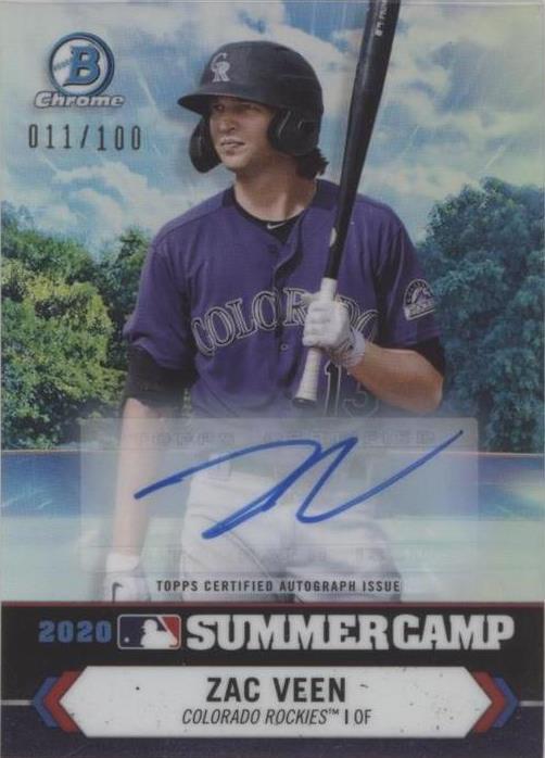 2021 Bowman Chrome - Zac Veen #SC-14 for sale | eBay