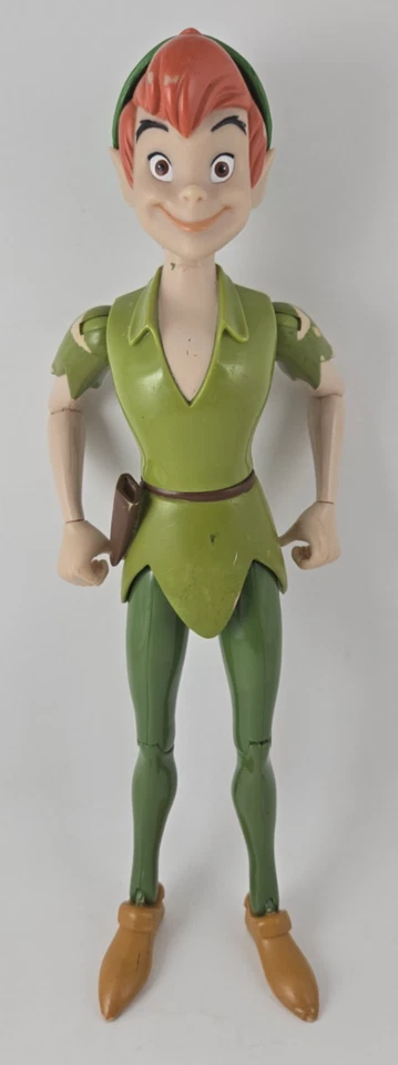 Figura de acción Peter Pan 1999 Disney Store Adventurer totalmente posable 12" Foto 4 de 4