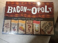 Bacon-Opoly - Bacon Lovers Monopoly Board Game --New & Sealed--