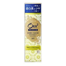 SUNSTAR Ora2 PREMIUM STAIN CLEAR TOOTHPASTE MEDITERRANEAN CITRUS MINT 100g-