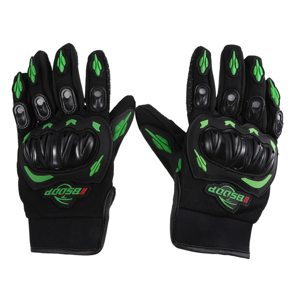 GUANTI MOTO IMBOTTITI CON PROTEZIONI MOTOCROSS ENDURO MOTARD ATV BICI MTB BMX