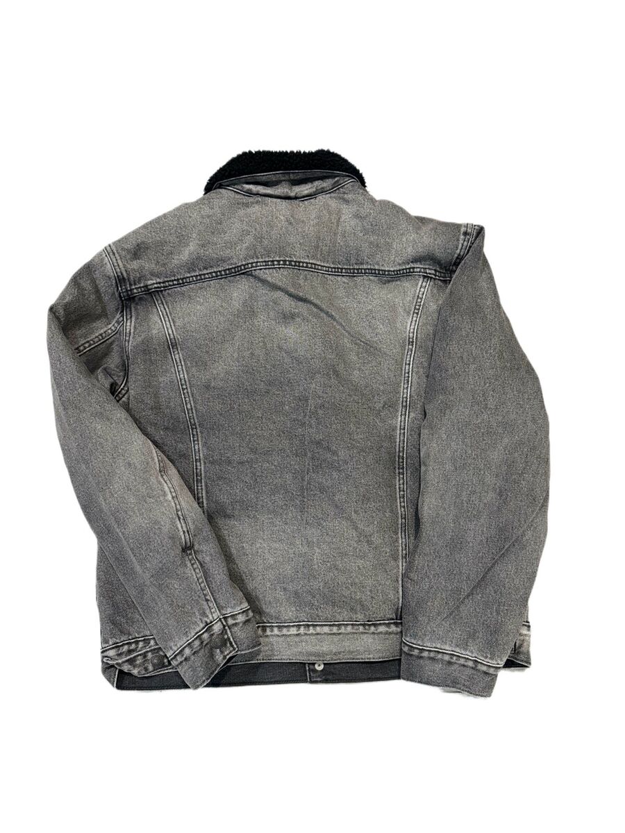 Levi's Men's Vintage Fit Sherpa Trucker Jacket Black Levi's Men's Vintage Fit Sherpa Trucker Jacket Black
