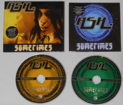 Ash - Sometimes pts 1 & 2 complete 2 cd set - U.K. 2 cd, digipak