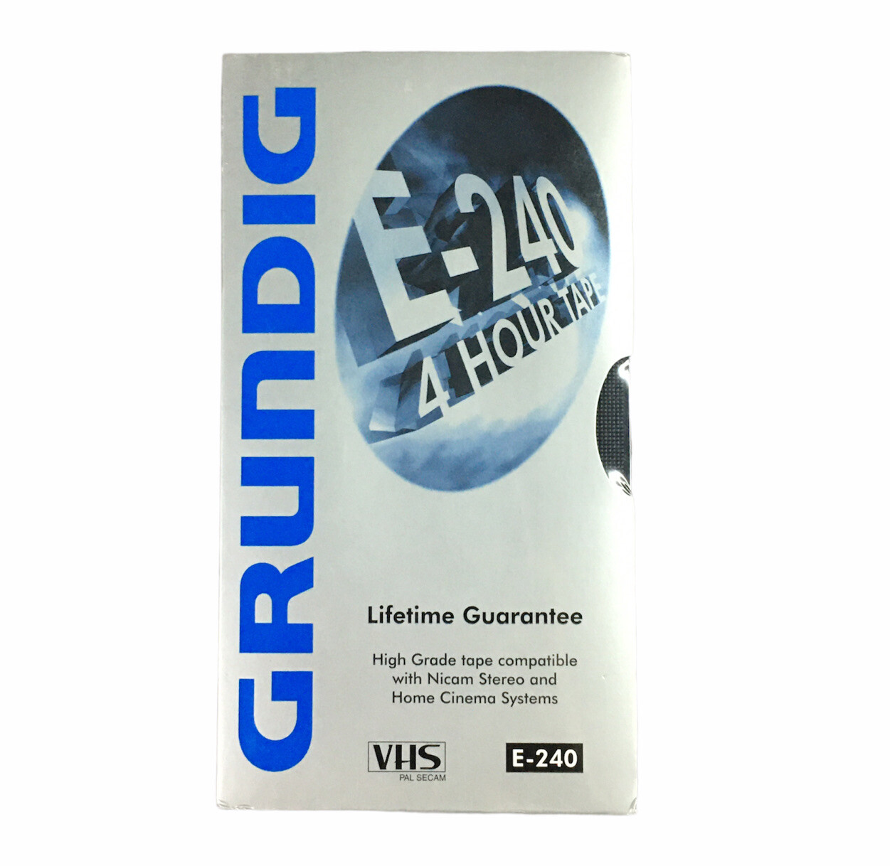 Grundig Vhs Cassette E-240 4 Hour Tape Brand New And Sealed PAL SECAM