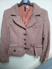Womens Tweed Blazer Jacket Size 6 H&m Divided