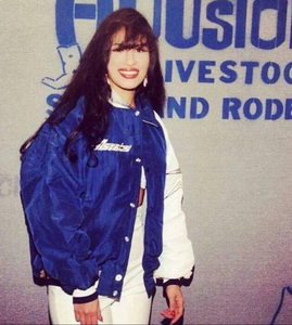 selena purple jacket