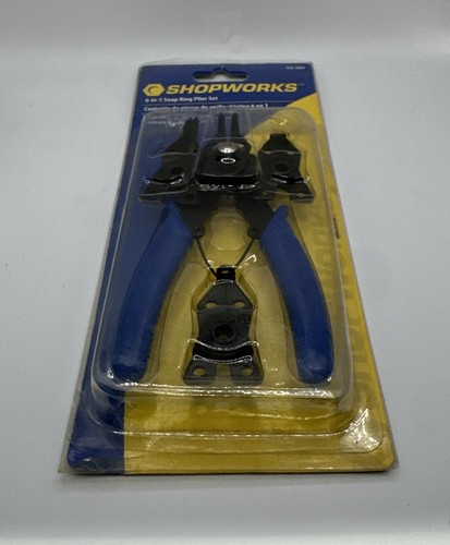 Shopworks Snap Ring Pliers Set With 3 Interchangeable Heads. NEW - Picture 3 of 3