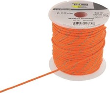 Maurerschnur reflektierend 2,0 mm 50 m Reflektorleine Pflasterschnur Pflasterer