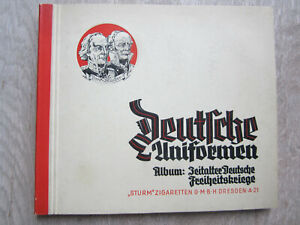 Sammelalbum &#034;Deutsche Uniformen&#034; / Zeitalter Deutsche Freiheitskriege - Sturm 