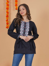 Women's Bollywood Short Kurti - Small Free shipping on orders 25 
