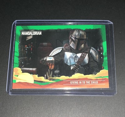 2020 Topps Star Wars Mandalorian Journey Of The Child Green Parallel #8 | eBay