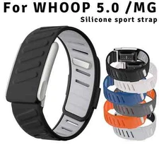 Dual Colors Sport Silicone Watch Strap for Whoop MG 5.0 Wristband Watch Bracelet