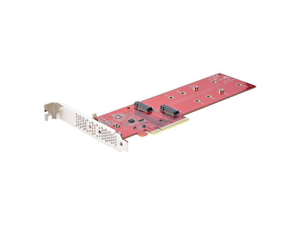 StarTech Dual M.2 PCIe SSD Adapter Card DUALM2PCIECARDB - Image 2 of 4
