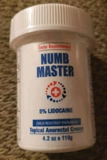 Numb Master  Topical Numbing Cream, Maximum Strength  Extra Large Size  4.2 oz 