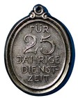 GERMANY Silver Oval Medal 1884 FUR 25 JAHRIGE DIENST-ZEIT Fire Service aUNC (8) — photo 3