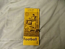 1969 ST CLOUD STATE HUSKIES FOOTBALL MEDIA GUIDE Yearbook Press Book Program AD