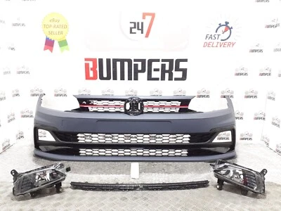 247 BUMPERS VOLKSWAGEN POLO GTI MK8 2018-2022 FRONT BUMPER COMPLETE GRILL + TRIMS