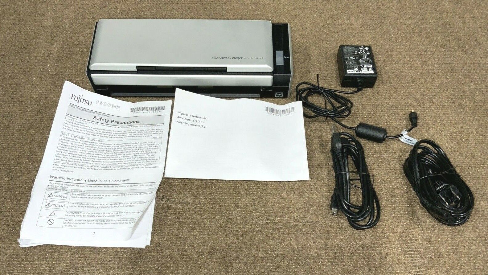 Fujitsu S1300i ScanSnap Document Scanner for sale online | eBay