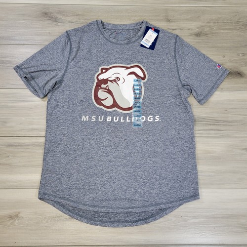 Champion T-Shirt Men's Large Gray Mississippi State Bulldog New