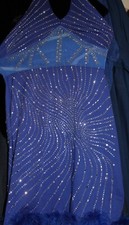 Nagfar Rhinestone and Feather Dress - Prom Dress
