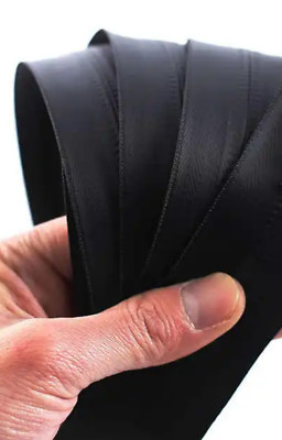 200 Yard Endlos Rolle Gr. 5 schwarz wasserdicht matt Reißverschluss mit 200 YKK Schieber