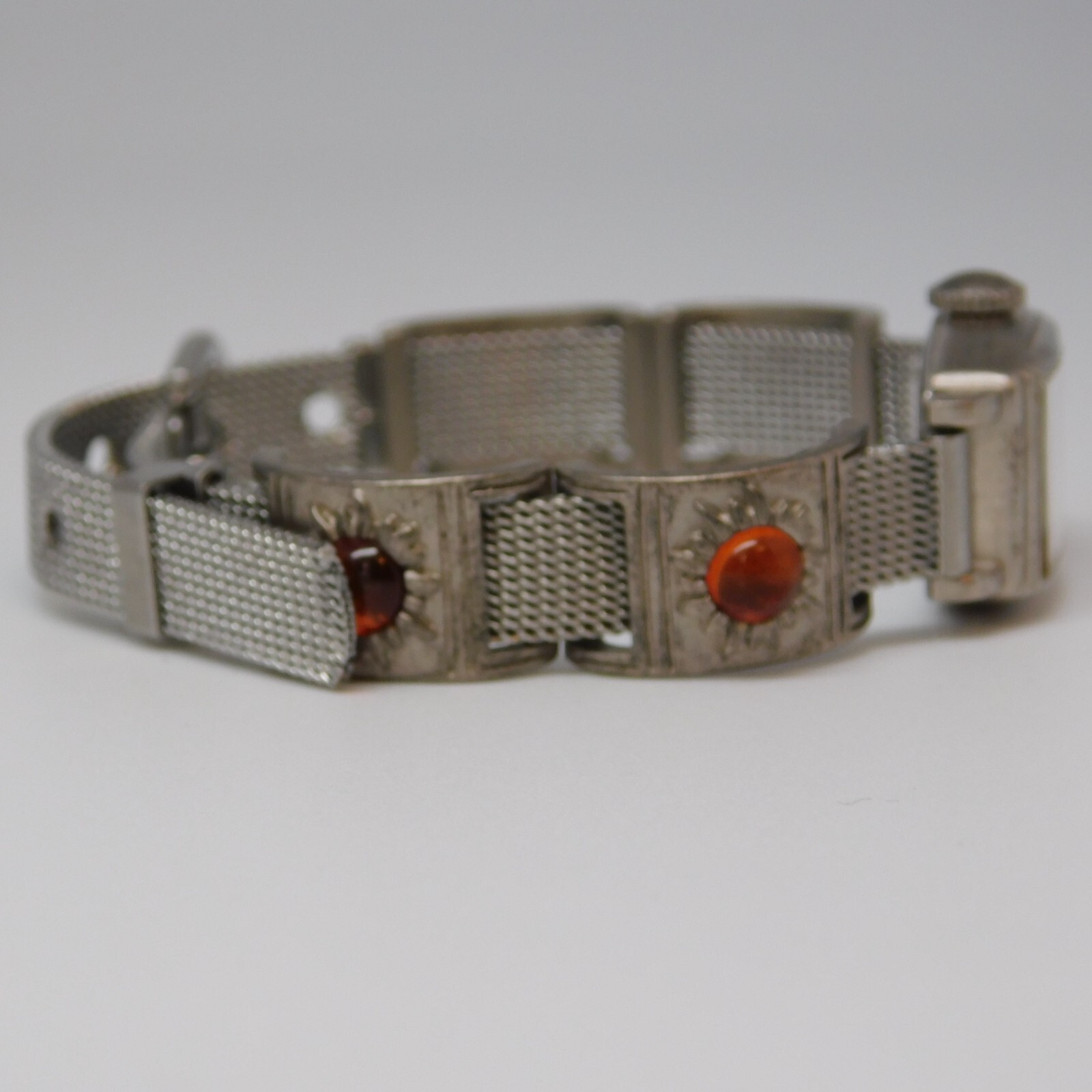 FOSSIL Authentic EC-8843 Mesh Band Quartz Analog … - image 5