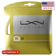 Luxilon 4G 125 Tennis String - Set, Gold
