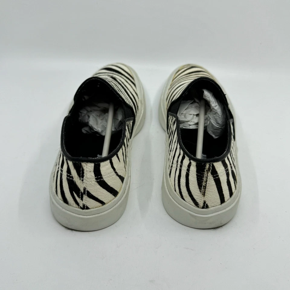 JUNYA WATANABE x COMME des GARÇONS Calf Hair Zebra Slip-On Sneakers - Image 3 of 4