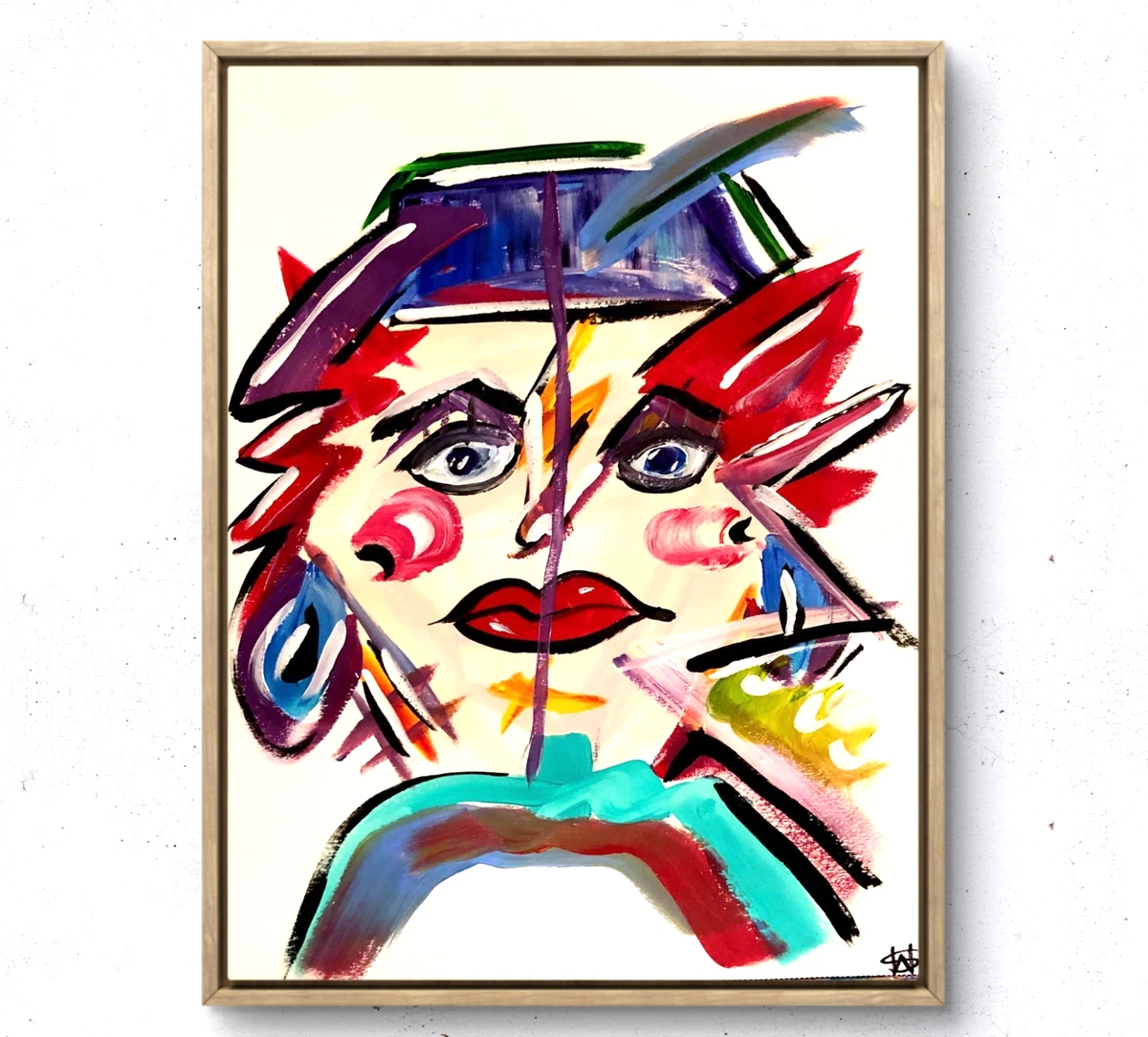 男艺术抽象绘画| eBay