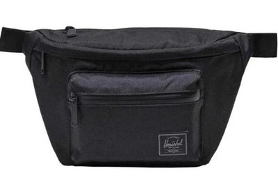 NEW Herschel Pop Quiz 3.5L Hip Pack Black Hip Fanny Pack Waist Bag CROSSBODY $45