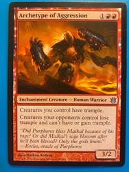 Archetype of Aggression 88/165 Born of the Gods Uncommon MTG