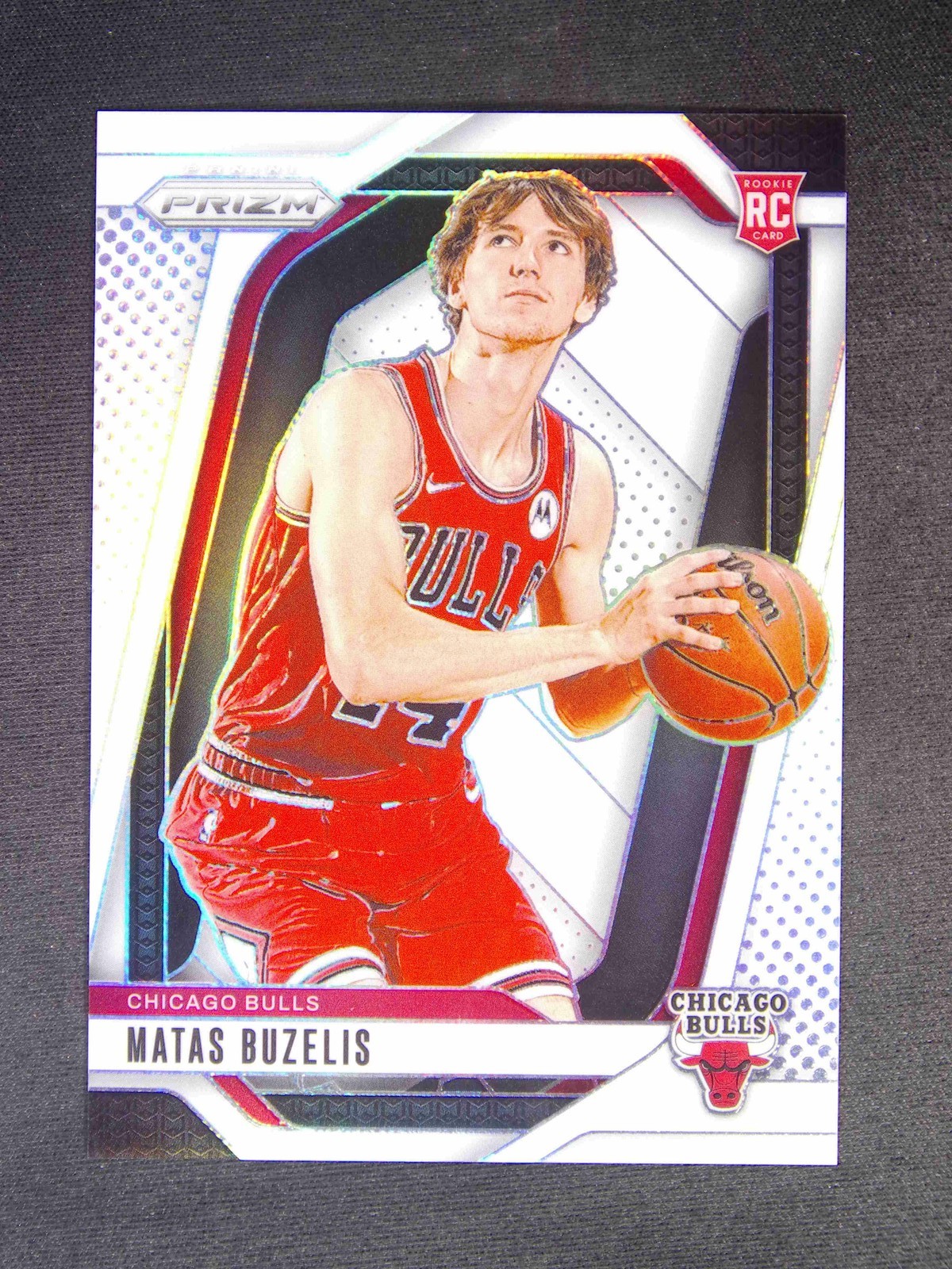 2024-25 Panini Prizm Matas Buzelis #252 RC Rookie White /175