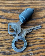 19471950 Ford 19481952 Pickup Ignition Lock Cyl Wlogo Keys Vtg Nos- 19471950 Ford 19481952 Pickup Ignition Lock Cyl Wlogo Keys Vtg Nos-
