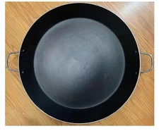 Large Mexican Style Nonstick Wok Comal Cazo Griddle Fryer Chicharron Deep Fry...