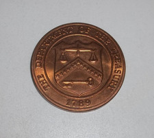 Vintage Copper Token UNITED STATES MINT DENVER CO Dept. of the Treasury